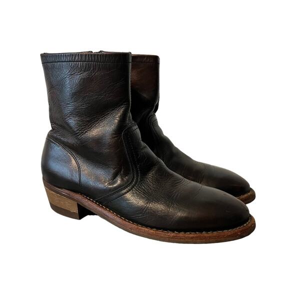 Maison Martin Margiela Other - Maison Margiela Replica 70’s Tight High Ankle Campus Leather Boots Size …